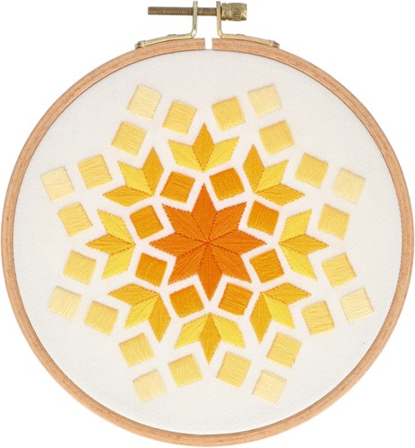 Rectangle Embroidery Kit 002 Yellow-2