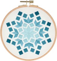 Rectangle Embroidery Kit 003 Turquoise-2