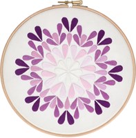 Drop Embroidery Kit Purple