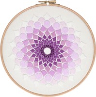 Kaleidoscope OG (20 cm) Embroidery Kit 003 Purple