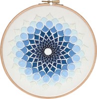 Kaleidoscope OG (20 cm) Embroidery Kit 002 Blue