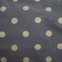 Knitting Bag Charcoal Polka Dot-2