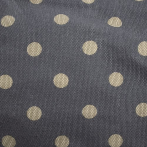 Knitting Bag Charcoal Polka Dot-2