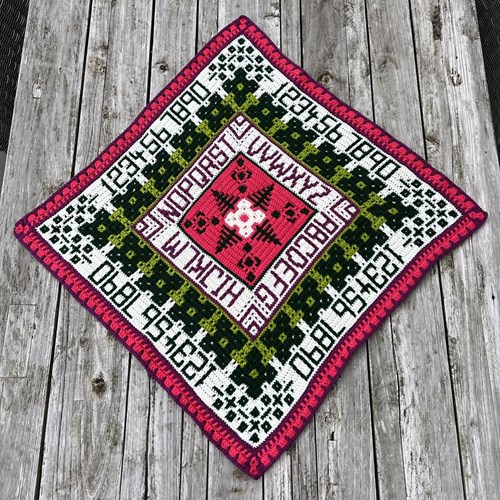 Rosina Plane - Mile Cross Sampler Baby Blanket CAL Bright Yarn Kit