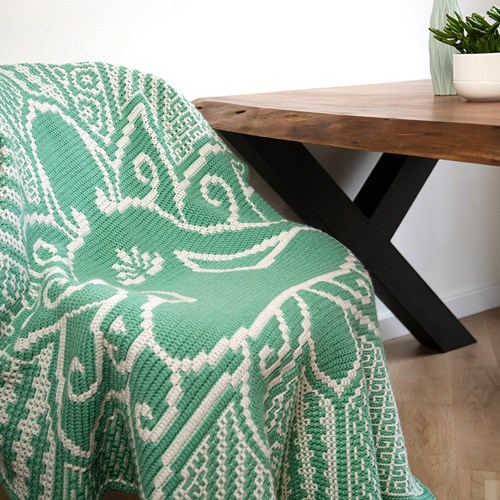 Beaming Buddha Blanket Sage Yarnkit - Without Pattern-2