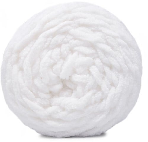 Budgetyarn Chunky Chenille 001 White-2