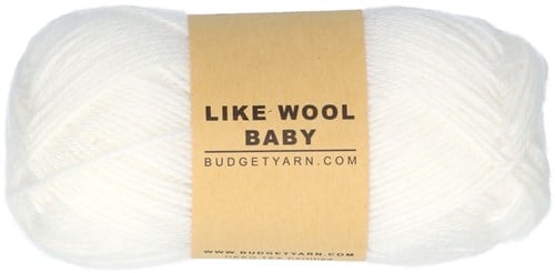 Budgetyarn Like Wool Baby 001 White