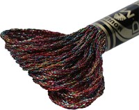 DMC 317W Mouliné Metallise Embroidery Thread 8m E130-2