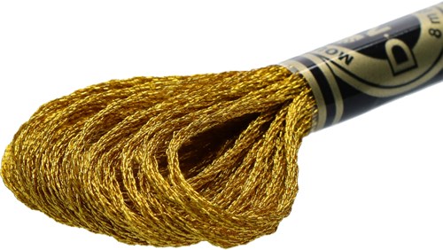DMC 317W Mouliné Metallise Embroidery Thread 8m E3852-2