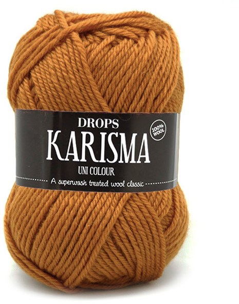 Drops Karisma Uni Colour 052 Dark-mustard | Yarnplaza.com
