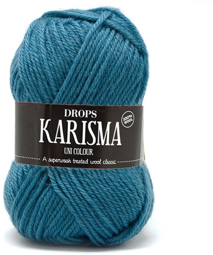 Drops Karisma Uni Colour 060 Blue-turquoise