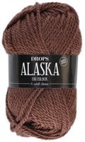 Drops Alaska Uni Colour 070 Chocolate