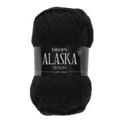 Drops Alaska Uni Colour 006 Black