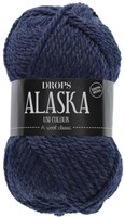 Drops Alaska Uni Colour 012 Navy-blue