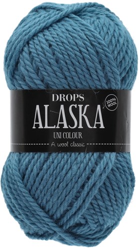 Drops Alaska Uni Colour 052 Dark-turquoise