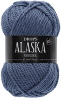 Drops Alaska Uni Colour 057 Denim-blue