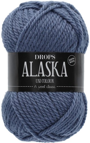 Drops Alaska Uni Colour 057 Denim-blue