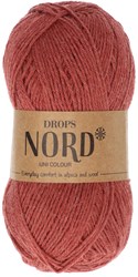 Drops Nord Uni Colour 21 Brick Red