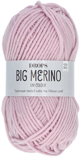 Drops Big Merino Uni Colour 22 Powder Pink