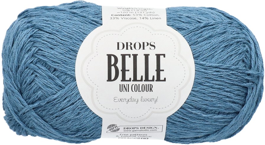 Eksamensbevis søn Dalset Drops Belle Uni Colour 13 Dark-jeans-blue | Yarnplaza.com