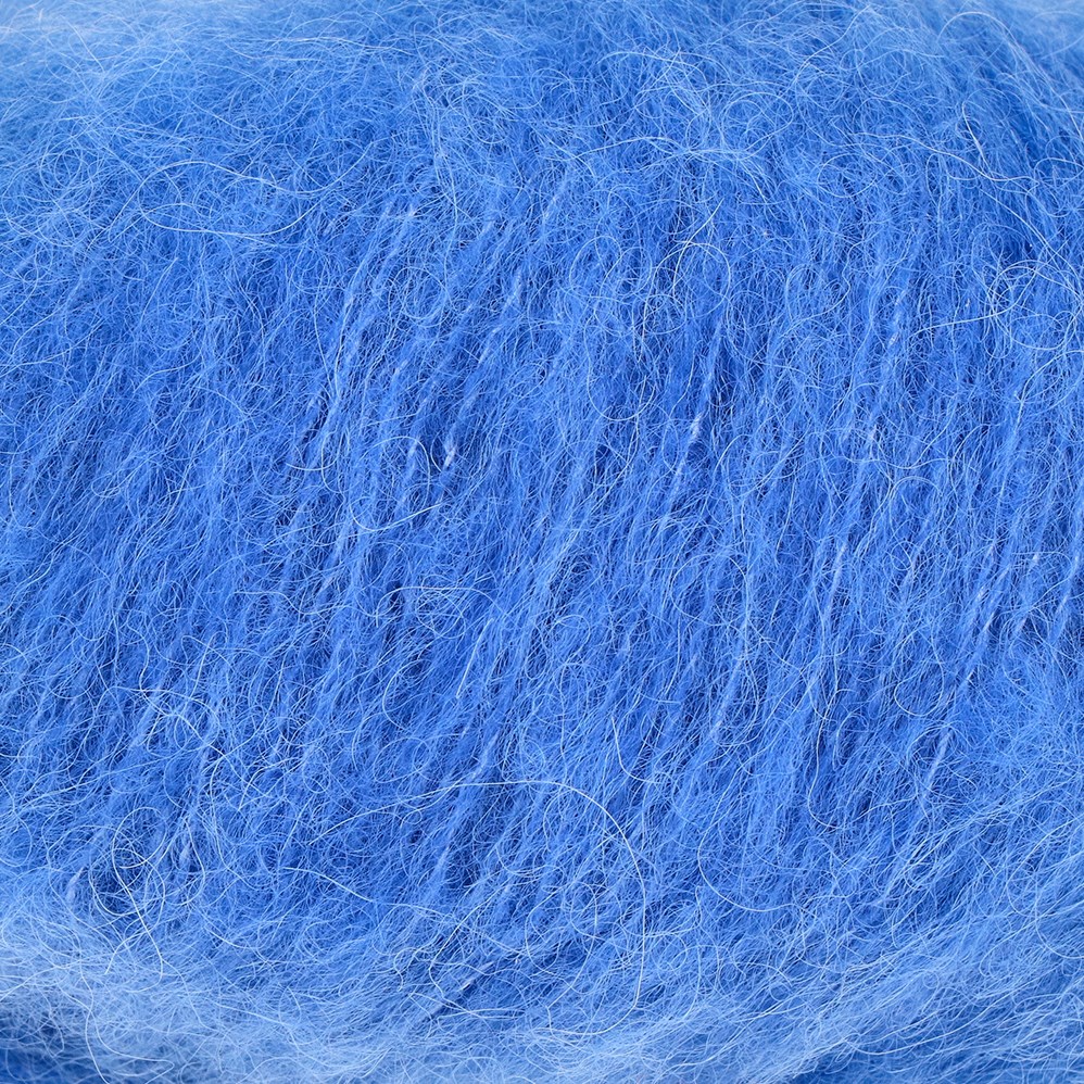 Drops Brushed Alpaca Silk Uni Colour 026 Cobalt Blue | Yarnplaza.com