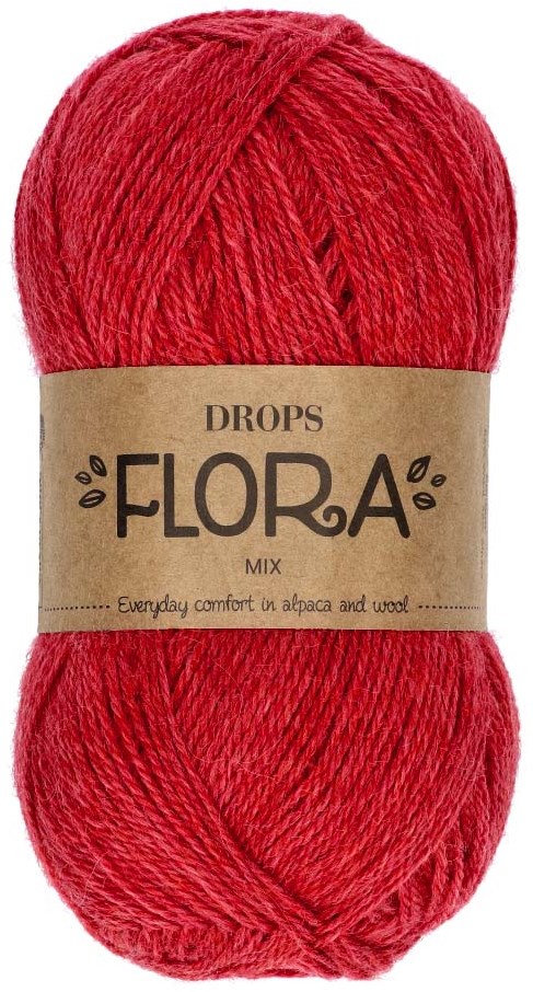 Drops Flora Wool and Alpaca Yarn Fingering Weight Yarn for Knitting Yarn  for Socks Sock Yarn Crochet Yarn 