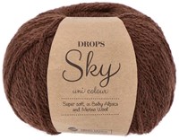Drops Sky Uni Colour 021 Hot Chocolate