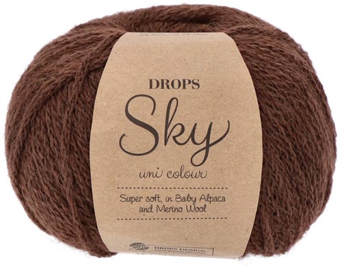 Drops Sky Uni Colour 021 Hot Chocolate