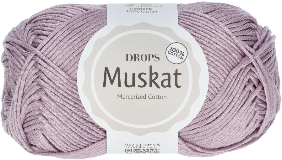  Knitting Yarn of Cotton, Viscose and Linen, Drops