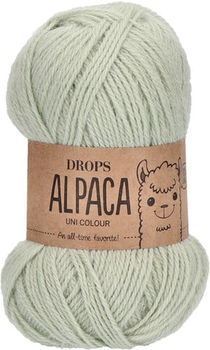 Drops Alpaca Uni Colour 9030 Pistachio ice cream