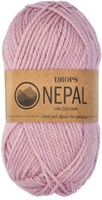 Drops Nepal Uni Colour 3112 Powder Pink