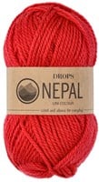Drops Nepal Uni Colour 3620 Red