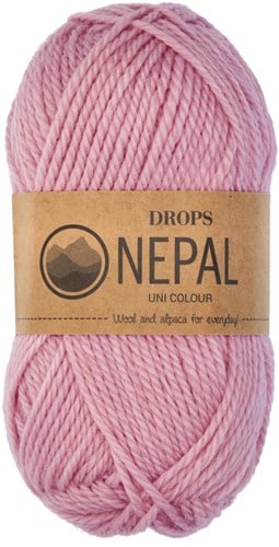 Drops Nepal Uni Colour 3720 Medium Pink