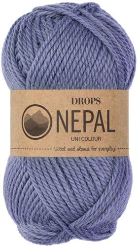 Drops Nepal Uni Colour 6220 blue ice