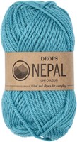Drops Nepal Uni Colour 8911 Sea-Blue