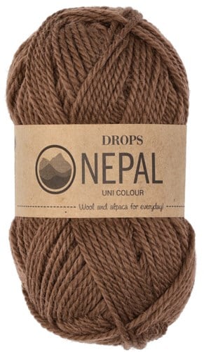 Drops Nepal Uni Colour 8917 Walnut