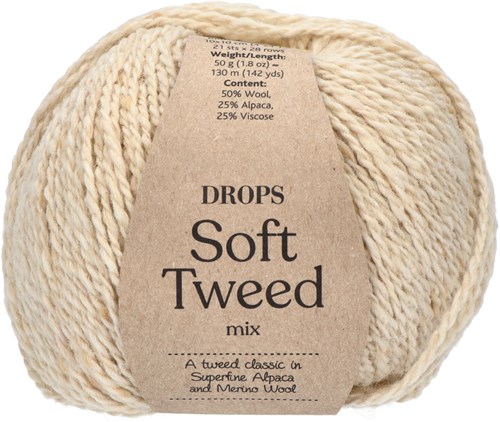 Drops Soft Tweed Mix 002 Marzipan