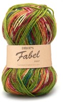 Drops Fabel Print 151 Guacamole | Yarnplaza.com