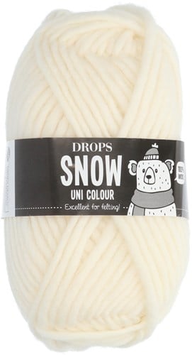 Drops Snow Uni Colour 001 Off White