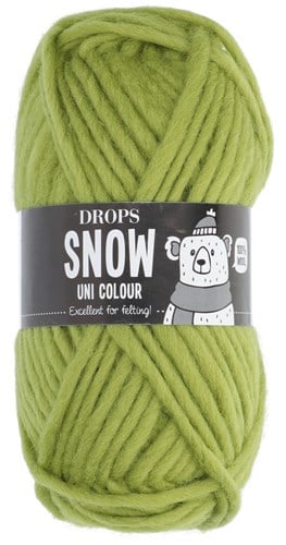 Drops Snow Uni Colour 029 Apple Green