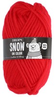 Drops Snow Uni Colour 056 Christmas Red