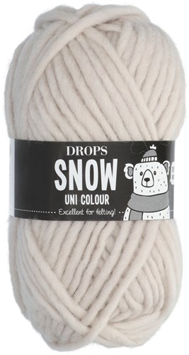 Drops Snow Uni Colour 088 Chalk