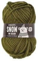 Drops Snow Uni Colour 092 Dark Moss