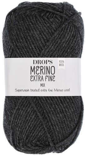 Drops Merino Extra Fine Mix 03 Dark Grey