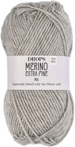 Drops Merino Extra Fine Mix 05 Light Grey