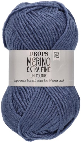 Drops Merino Extra Fine Uni Colour 13 Jeansblue