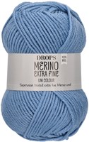 Drops Merino Extra Fine Uni Colour 19 Light Grey Blue