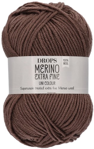 Drops Merino Extra Fine Uni Colour 49 Chocolate
