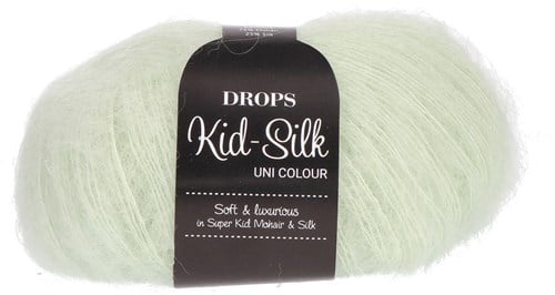 Drops Kid-Silk Uni Colour 047 Pistachio Ice Cream