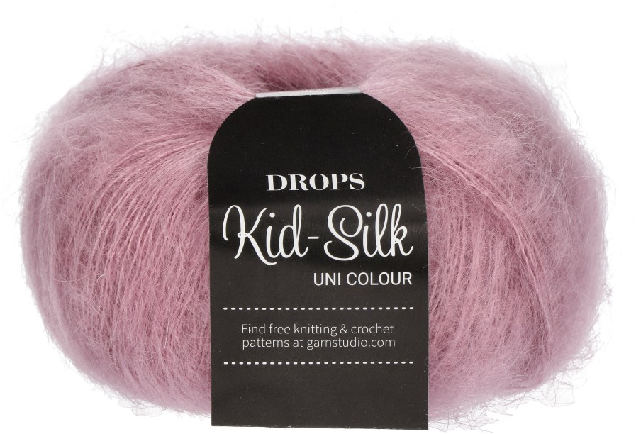 Drops Kid-Silk Uni Colour 04 Medium-pink | Yarnplaza.com